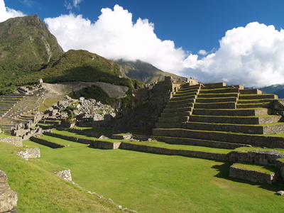 Central Plaza of Machu Picchu